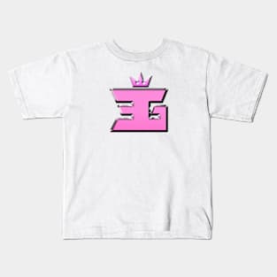 Pink TheRealEliG Logo Kids T-Shirt